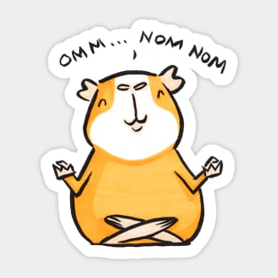 This Lil Piggy Om Nom Nom Sticker